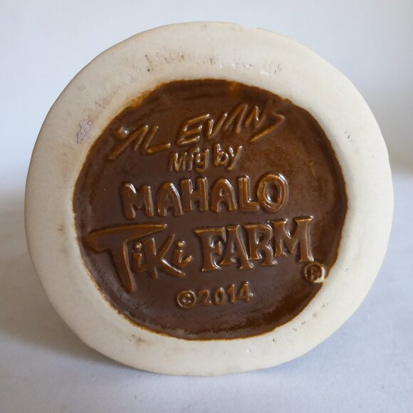 NEW 2014 CRAZY AL EVANS TEKO TEKO MANAIA MAORI CERAMIC TIKI MUG - Picture 12 of 12